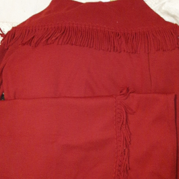 Red sweater set